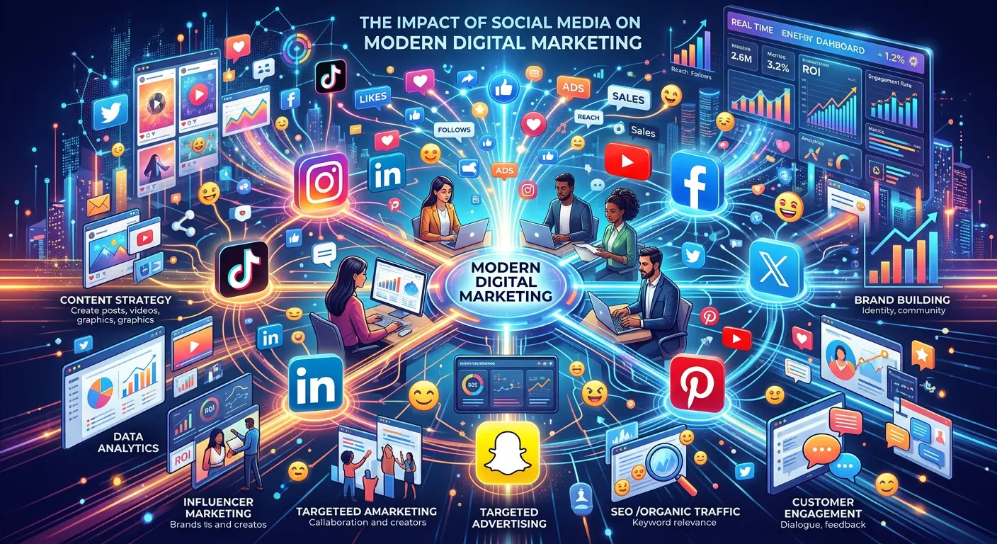 Social Media Impact On Modern Digital Marketing